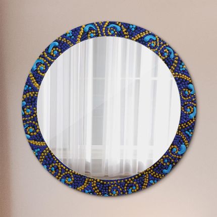 Tulup Lustro dekoracyjne okrągłe Kompozycja dekoracyjna 80cm (LSDOP00150)