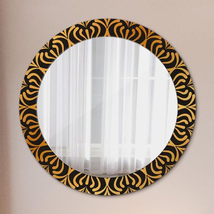 Tulup Lustro dekoracyjne okrągłe Złota mandala 70cm (LSDOP00158)