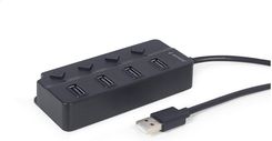 Zdjęcie Gembird Hub Z Przełącznikami Usb 2.0 - 4 X (UHBU2P4P01) - Witnica
