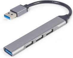 Zdjęcie Gembird Hub Usb 3.1 - 3 X 2.0 + 1 Srebrny (UHBU3P1U2P302) - Kock