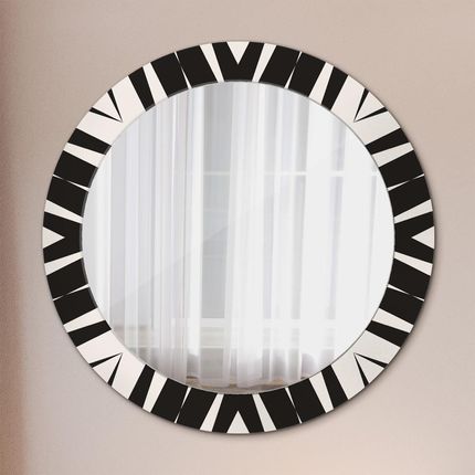 Tulup Lustro dekoracyjne okrągłe Abstrakcja geometria 70cm (LSDOP00163)