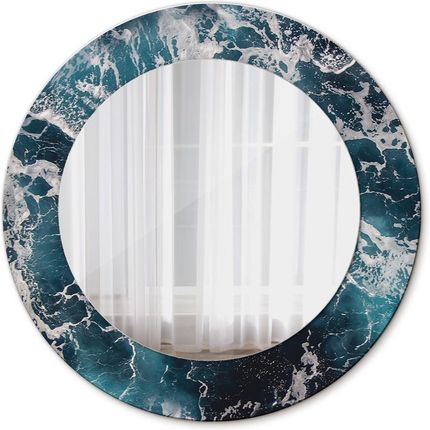 Tulup Lustro dekoracyjne okrągłe Burzliwe morze 50cm (LSDOP00112)