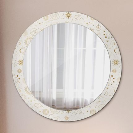 Tulup Lustro dekoracyjne okrągłe Mistyczny ezoteryczny wzór 70cm (LSDOP00187)