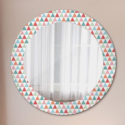 Tulup Lustro dekoracyjne okrągłe Geometryczny wzór 60cm (LSDOP00208)