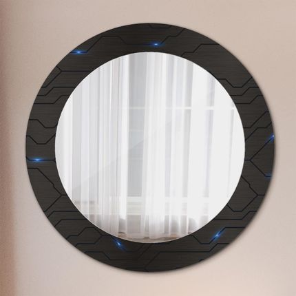 Tulup Lustro dekoracyjne okrągłe Futurystyczny abstrakcyjny 60cm (LSDOP00216)