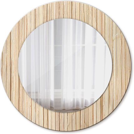 Tulup Lustro dekoracyjne okrągłe Bambus słoma 50cm (LSDOP00231)