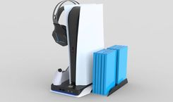 iMP Gaming DLX+ LED Multi-Function Charger Tower - PS5