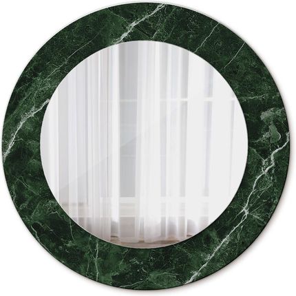 Tulup Lustro dekoracyjne okrągłe Zielony marmur 50cm (LSDOP00247)