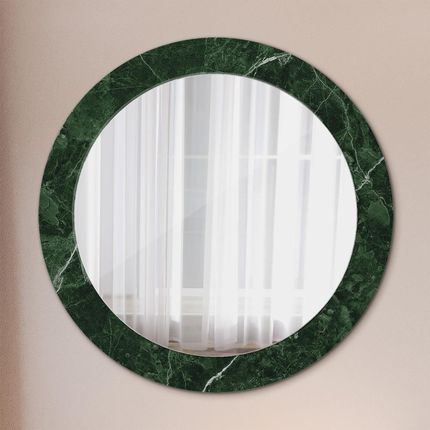 Tulup Lustro dekoracyjne okrągłe Zielony marmur 70cm (LSDOP00247)