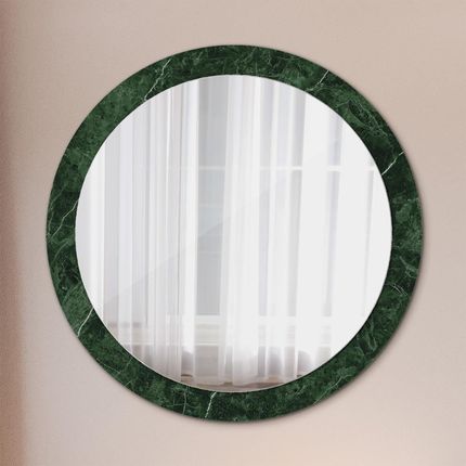 Tulup Lustro dekoracyjne okrągłe Zielony marmur 90cm (LSDOP00247)