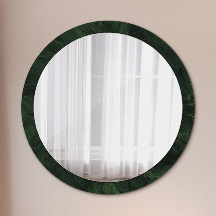 Tulup Lustro dekoracyjne okrągłe Zielony marmur 100cm (LSDOP00262)