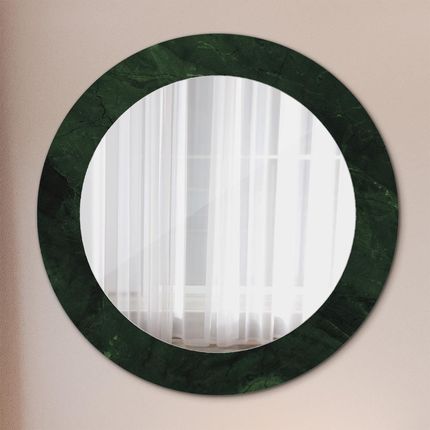 Tulup Lustro dekoracyjne okrągłe Zielony marmur 60cm (LSDOP00262)