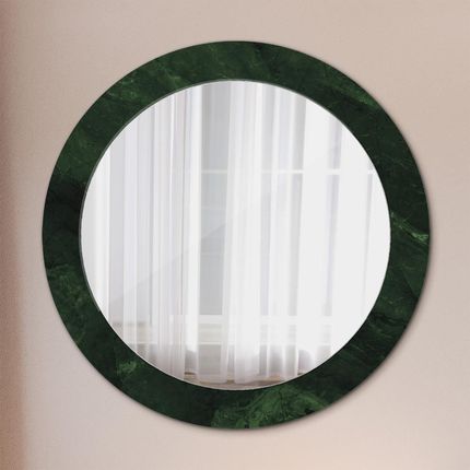 Tulup Lustro dekoracyjne okrągłe Zielony marmur 70cm (LSDOP00262)