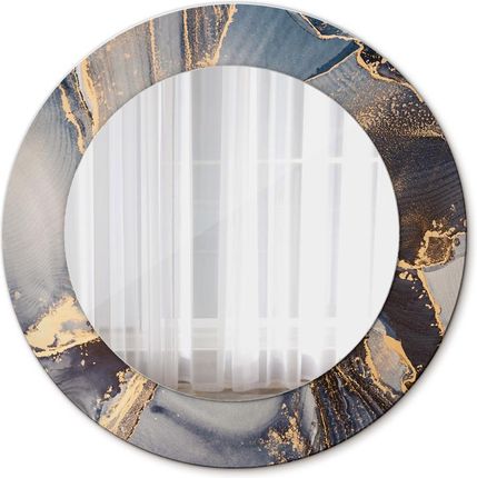 Tulup Lustro dekoracyjne okrągłe Abstrakcyjny płyn 50cm (LSDOP00282)