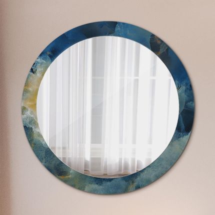 Tulup Lustro dekoracyjne okrągłe Marmur onyx 80cm (LSDOP00286)
