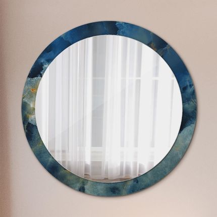 Tulup Lustro dekoracyjne okrągłe Marmur onyx 90cm (LSDOP00286)
