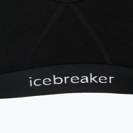 Icebreaker Biustonosz Sprite Racerback Czarny Ib1030200011 - zdjęcie 3