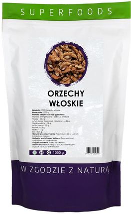 MedFuture Włoskie Orzechy Łuskane 1kg 