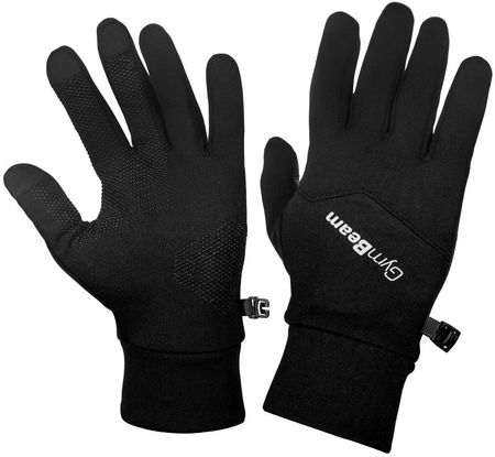 Gymbeam Unstoppable Running Gloves Black