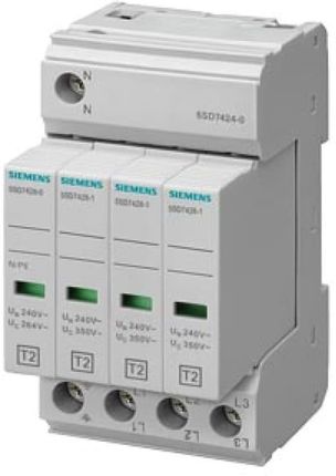 Siemens Ogranicznik Przepięć C Typ 2 4P 20Ka 350V 5SD74240
