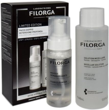 Filorga Zestaw Micellar Solution 400Ml + Foam Cleanser 150Ml