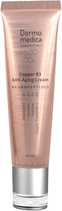 Krem Dermomedica Copper B3 Anti Aging Cream Luksusowy Z Peptydami Miedziowymi Niacynamidem I Skwalanem na dzień i noc 60ml