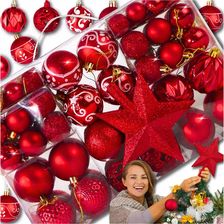 Zdjęcie BOMBKI CHOINKOWE NA CHOINKĘ 6/4/3 cm ZESTAW 100szt - Ścinawa