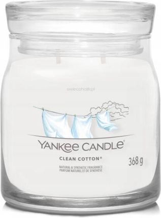 Clean Cotton Yankee Candle średnia świeca