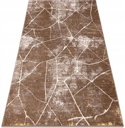 Tani dywan brązowy nowoczesny marmur 120x170