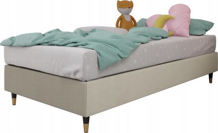 Łóżko pojedyncze 120x200 Lux-Baza Złota materac
