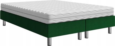 Łóżko podwójne z materacem Lux-baza 140x200