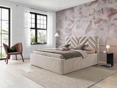 Łóżko tapicerowane do sypialni Azzuro 180x200 cm