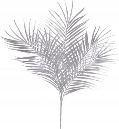Liście palmy srebrna gałązka sztuczna Palma 85 cm