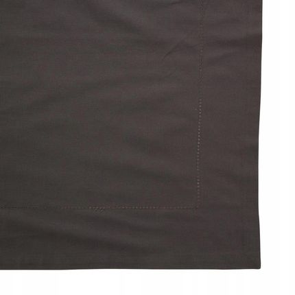 Obrus na stół bawełniany brązowy taupe 110x160cm
