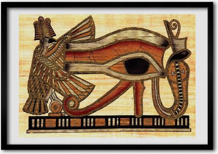 Obraz z ramką Mdf Egipskie oko papirus 100x70 cm