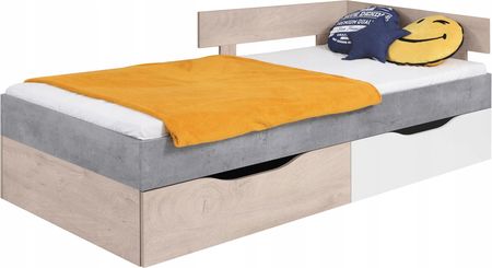 Łóżko z szufladami na pościel Sigma 90x200 cm