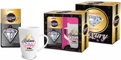 Creative Factory Zestaw Kubek Baryłka Wysoki 400Ml + Zapach Samochodowy Królowa Stylu I Autostrady Diamond Edition Nbc
