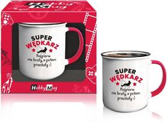 Creative Factory Kubek Garnuszek 400Ml Super Wędkarz Najpierw Nie Brały A Potem Przestały Hobby Mug Nbc