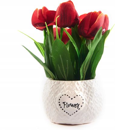 Tulipan Sztuczny Kwiat W Doniczce Różne