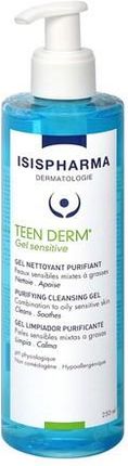 Isis Laboratory Pharma Teen Derm Sensitive Gel Oczyszczający Żel Do Mycia Twarzy 400ml