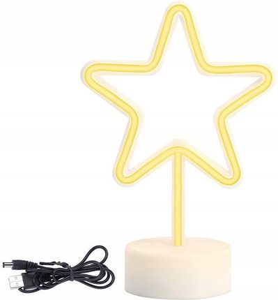 Dekoracja Led Star lampka lampeczka Usb baterie bi