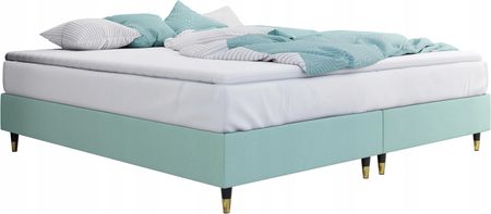 Łóżko podwójne 180x200 Lux-Baza Złota materac