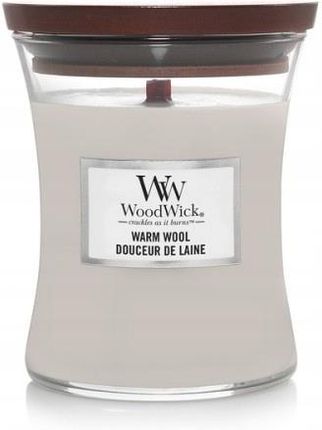 Świeca Warm Wool Woodwick średnia 275g
