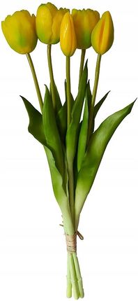 Tulipan sztuczny silikonowy Tulipany Bukiet 5 szt