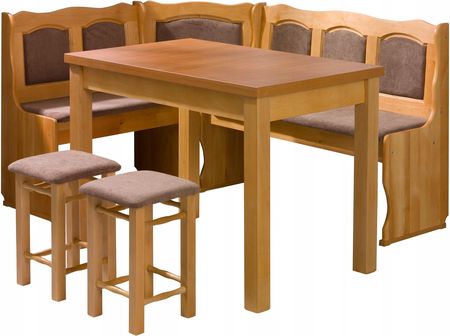 Narożnik Kuchenny Maxi stół Krzesła Ławka Zestaw