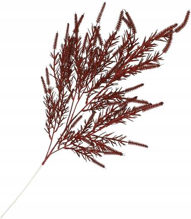 Gałąź trawy z kłosami bordowa 108cm