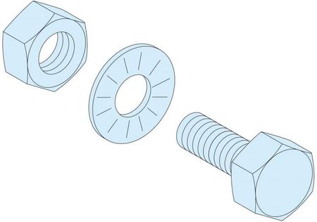 Schneider 20 Śrub M6x20 Do Szyn 5mm LVS04194