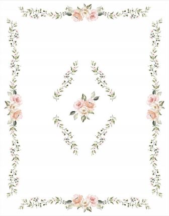 Obrus bieżnik serweta Lanosa różowy 140x180 cm