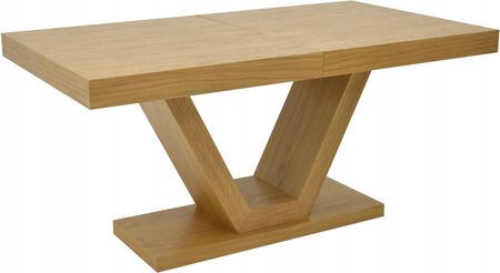 Stół V 90x160/210 cm fornir dębowy lakier Ołtarz