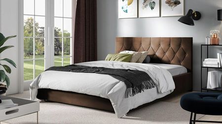 Łóżko podwójne do sypialni Sketar Tap 140x200 cm